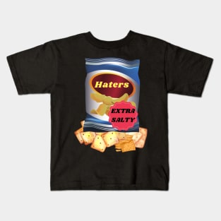 HATERS EXTRA SALTY SET DESIGN Kids T-Shirt